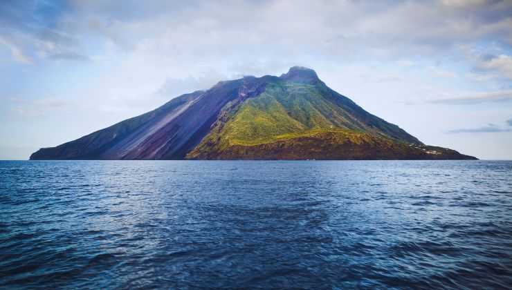 Vulcano di Stromboli paura